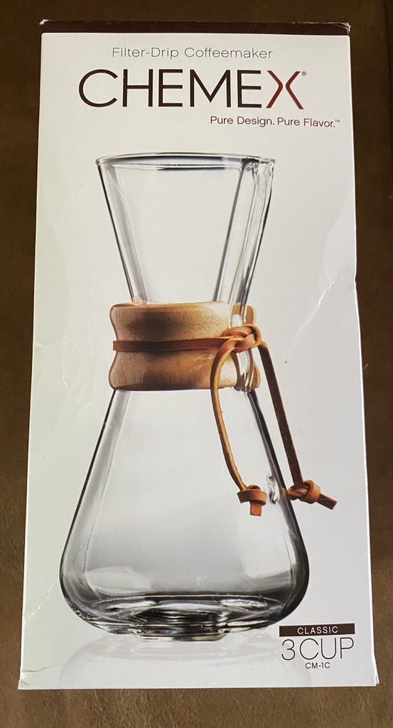 Chemex Filter-Drip Coffeemaker 3 cup