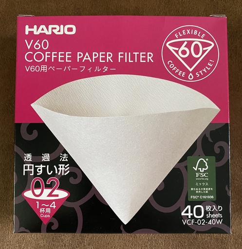 Hario V60 Filter Paper Wit 40